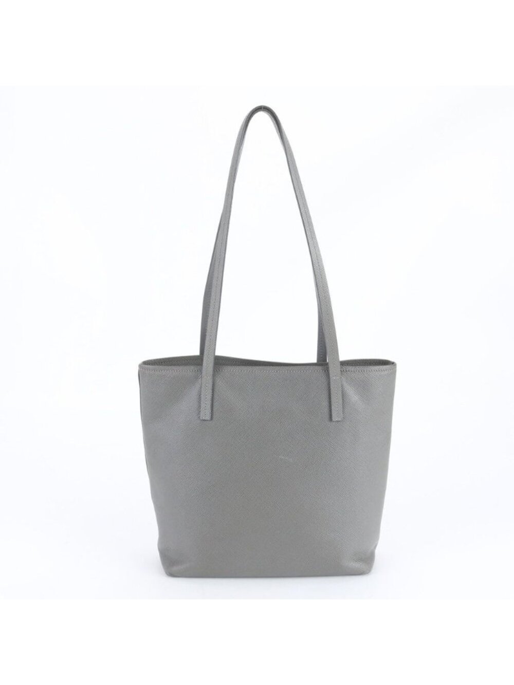 ★SOLD★ Prada Saffiano Leather Triangle Logo Tote Shoulder Rbe - Picture 3 of 8